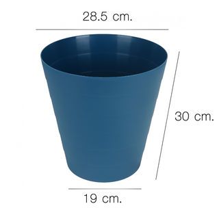 ICLEAN ถังขยะกลม 13 ลิตร รุ่น TG59692BL ขนาด 28.5x28.5x30 ซม.สีน้ำเงิน