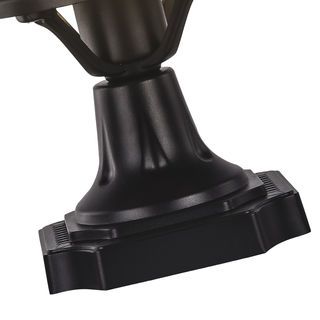 EILON โคมไฟหัวเสา 15.5x15.5x34 cm รุ่น MVP-2323S สีดำ 