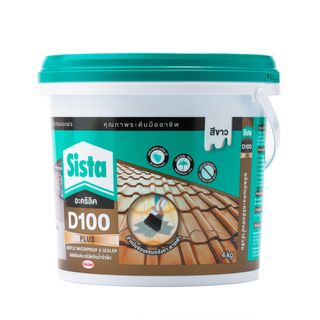 SISTA อะคริลิคกันน้ำรั่วซึม D100 พลัส 4 กก. สีขาว