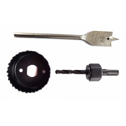 BISON ชุดโฮลซอว์เจาะลูกบิด 3 ชิ้น รุ่น  DTHS872