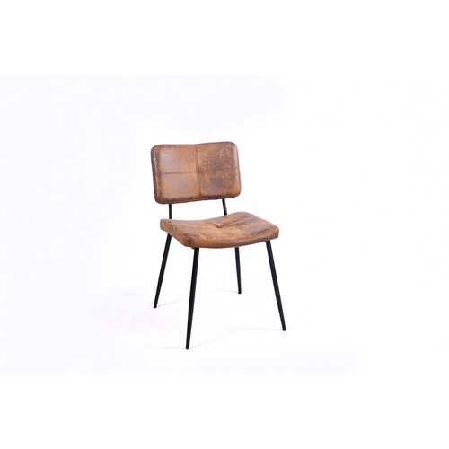 PULITO เก้าอี้รับประทานอาหาร รุ่น FORKY- BROWN ขนาด 58x45x82 ซม. สีน้ำตาล