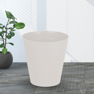 ICLEAN  ถังขยะไม่มีฝาทรงกลม 13 ลิตร รุ่น TG59692G ขนาด 28.5x28.5x30 ซม.สีเทา