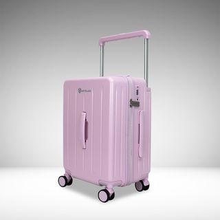 WETZLARS กระเป๋าเดินทางแบบด้านจับยาว ขนาด 24 นิ้ว  รุ่น Amber-02 ขนาด 26x41.5x60 ซม. สีชมพูคอตตอน