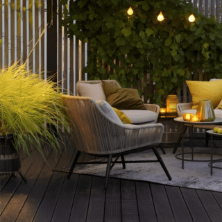 SUMMER SETเก้าอี้ outdoor อลูมิเนียม TACHAI ขนาด 88x83x85 ซม. สีเบจ