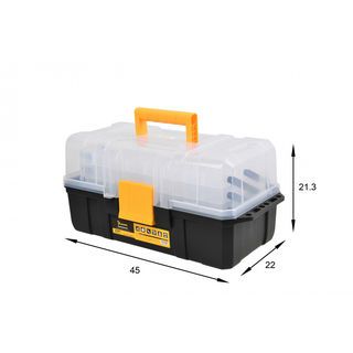 HUMMER กล่องเก็บอะไหล่พลาสติกแบบ3ชั้น 17-3/4” รุ่น 320311