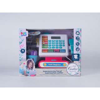 TOYS ของเล่นแคชเชียร์คิดเงิน รุ่น 16853 ขนาด 31.5x15x24.5 ซม. คละสี