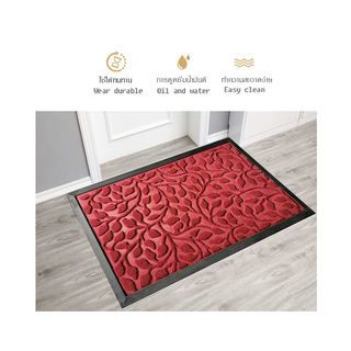 พรมเช็ดเท้า ขนาด 45×75×0.5 ซม. รุ่น DK03 สีแดง