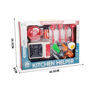 TOYS ชุดของเล่นอุปกรณ์ครัวและอุปกรณ์ครบเซ็ท(36ชิ้น) รุ่น GJJ-H-55 ขนาด 40.8x8x30.5 ซม. คละสี