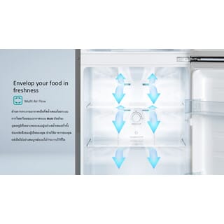 Hisense ตู้เย็น2ประตู 9.0 คิว รุ่น RT308N4TGN สีเทา