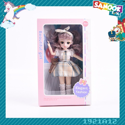  TOYS ของเล่นตุ๊กตาเจ้าหญิง 12นิ้ว#1921A12 ขนาด (34x6.5x21 ซม.) 