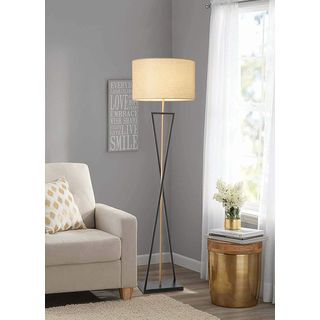 EILON โคมไฟตั้งพื้นโมเดิร์น รุ่น fluffy S3030F สีทอง-ดำ