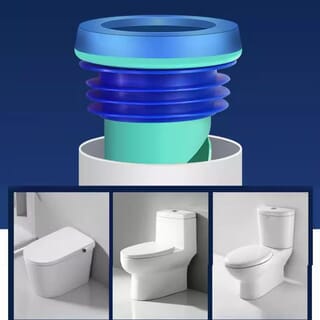 Verno ปะเก็นกันกลิ่นสามชั้นABS พร้อมฝาปิด รุ่น TO01