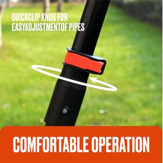 SENIX เครื่องตัดพุ่มไม้สูงไร้สาย ขนาด 21 นิ้ว 20V(Max) ปรับสูง 1.8 - 2.5 เมตร (พร้อมแบตเตอรี่ 2.0Ah 1 ก้อน) รุ่น HTPX2-M-EU สีน้ำเงิน - ดำ