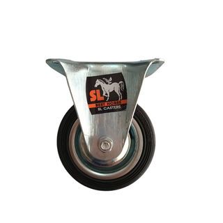 ตราม้า ล้อยาง แป้นตาย ขนาด 4 นิ้ว