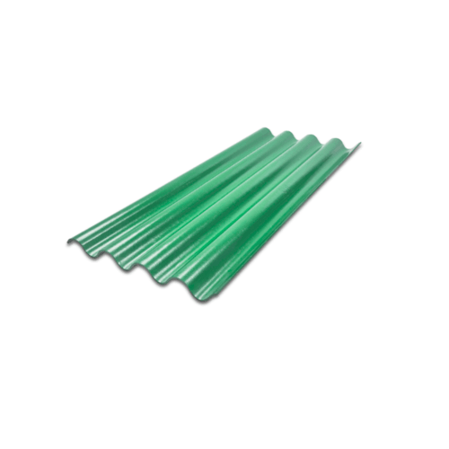 โอฬาร กระเบื้อง 4 ลอน 0.5x50x120 ซม. สีประกายนาคราช (ลูกโลก)