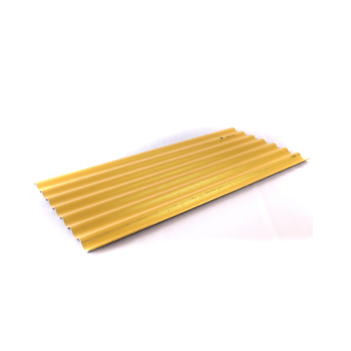 โอฬาร กระเบื้อง 0.4x54x150 ซม. สีประกายทองคำ (ลูกโลก) ลอนเล็ก