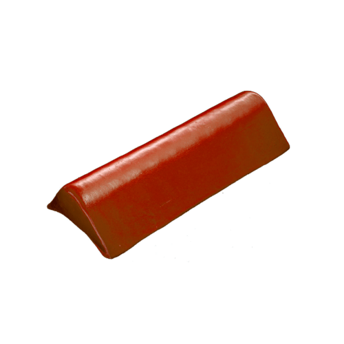 โอฬาร ครอบข้างปิดชายเล็ก(สั้น) ใยหิน (ลูกโลก) สีแดงอรุณรุ่ง ลอนเล็ก