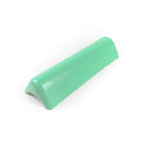 โอฬาร ครอบข้างปิดชาย(สั้น) สีเขียวรุ่งเรือง (ลูกโลก) ลอนคู่