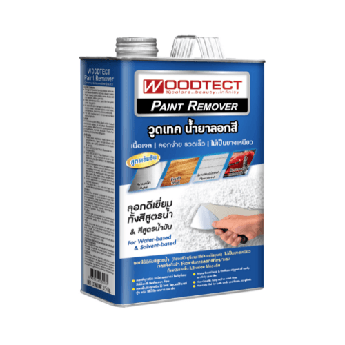 Woodtect วูดเทค น้ำยาลอกสี PR-100 1กล.