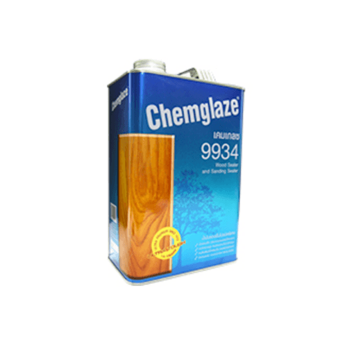 Chemglaze เคมเกลซโพลียูรีเทนรองพื้นไม้ 9934 1 กล. สีใส