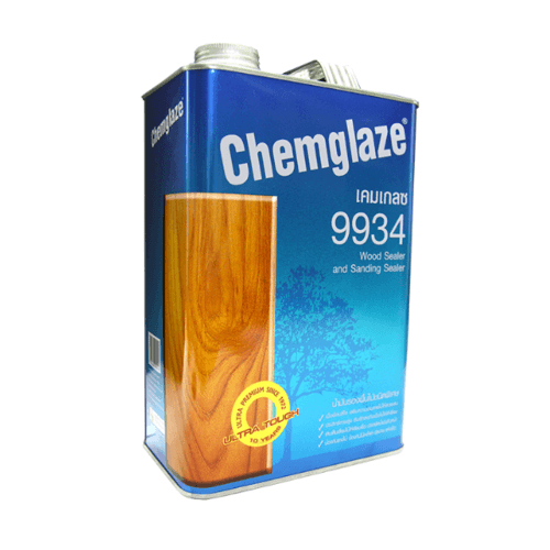 Chemglaze เคมเกลซ โพลียูรีเทน 9934 รองพื้นไม้ 1/4กล. สีใส