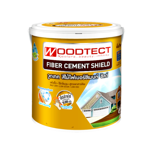 Woodtect วูดเทค ไฟเบอร์ซีเมนต์ FO-200 เงา 1กล. สีใส