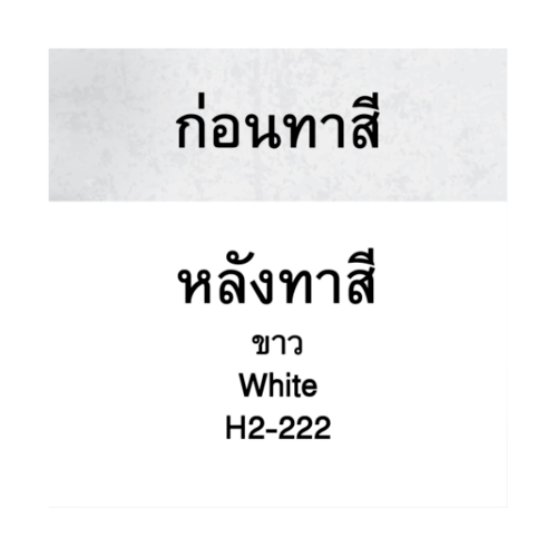 Hero ฮีโร่ รัสท์เทค 2in1 H2-222 ด้าน 1กล. สีขาว