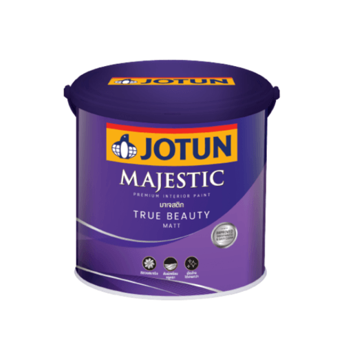 Jotun สีน้ำภายใน มาเจสติก ทรูบิวตี้ ด้าน (NEW) เบส เอ 3.6ลิตร
