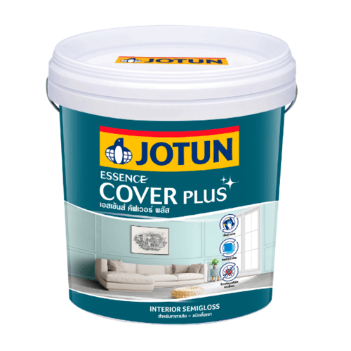 Jotun เอสเซ้นส์ คัฟเวอร์ พลัส กึ่งเงา เบส เอ 9ลิตร สีขาว