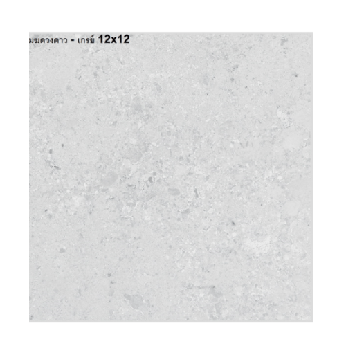 Bellecera 12X12 เมฆดวงดาว-เกรย์ (11P) A. FLOOR TILE