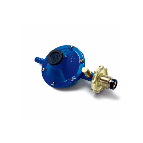 DYNAHOME หัวปรับแรงดันแก๊สพร้อมสาย L-503T สีน้ำเงิน