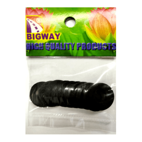 Big way ปะเก็นยางชักโครก ขนาด 5/8 นิ้ว (10 ตัว/ ถุง)