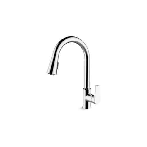 KOHLER ก๊อกผสมอ่างล้างจานชนิดหัวฝักบัว ทอธ 21367T-4-CP สีโครเมี่ยม