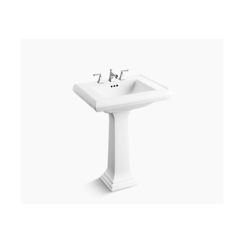 KOHLER อ่างล้างหน้า เมมมัวร์คลาสสิก เจาะเซ็นเตอร์ 8 นิ้ว K-2239X-8-0 สีขาว