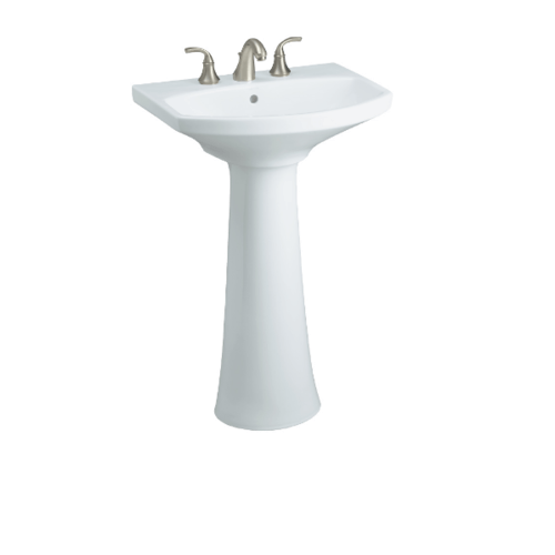 KOHLER ขารองอ่างแบบตั้งพื้น รุ่น ซิมมารอน K-2364X-V-0 สีขาว **ไม่รวมก๊อก/อ่าง**