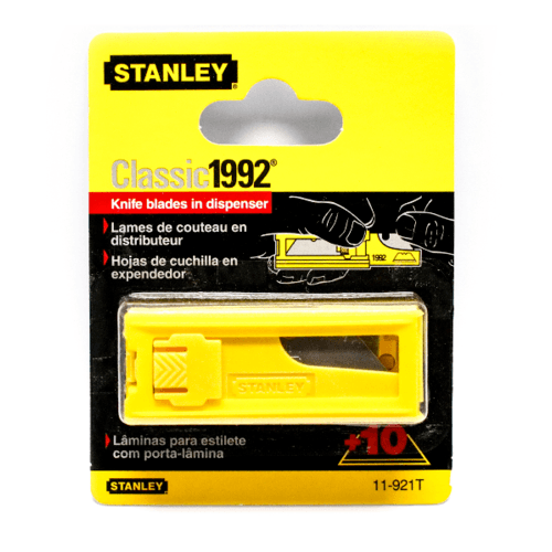 STANLEY ใบมีคคัตเตอร์ 18mm. รุ่น 11-921T (10ใบ/แผง)