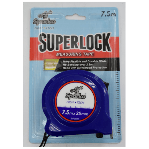 SPARKO ตลับเมตรสปาร์โก้ 7.5 เมตร SP9021 สีน้ำเงิน