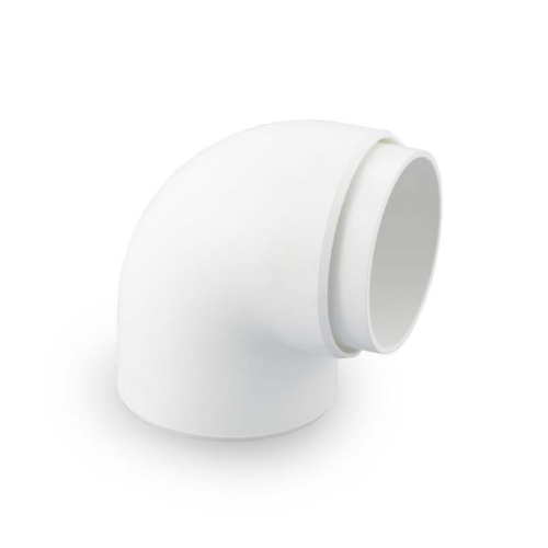 ข้องอ 90 องศา SCG รุ่นDeluxe & SMART (แบบกลม) สีขาว