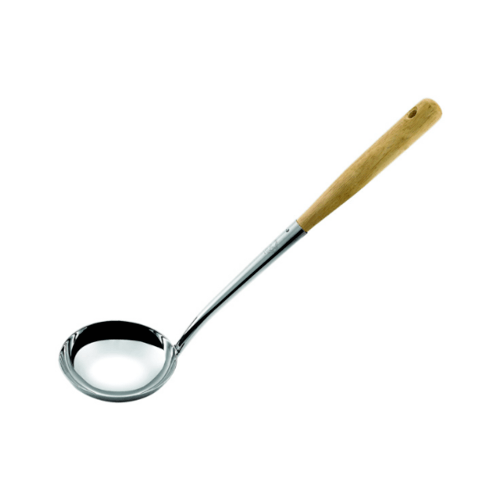 SEAGULL กระบวย 4นิ้ว  130010111 สีโครเมี่ี่ยมด้ามไม้