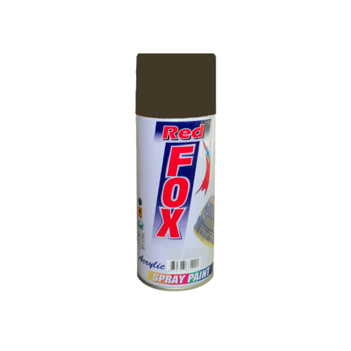 REDFOX สีสเปรย์อะครีลิค #4  400 CC. ดำด้าน