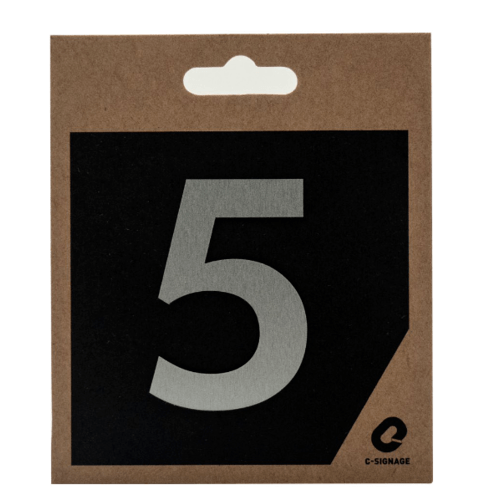 C Signage ป้ายอลูมิเนียม (ตัวเลข 5)แบบด้าน CSLS-A 2005