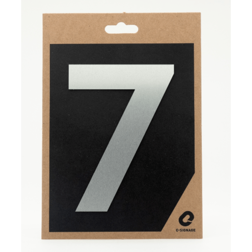 C Signage ป้ายอลูมิเนียม (ตัวเลข 7)แบบด้าน A1006