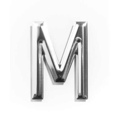 ป้ายอลูฯ SGB CHROME 6101-M(ตัวอักษร M)