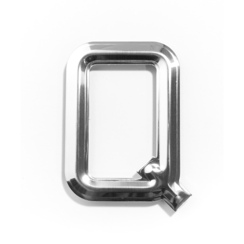 ป้ายอลูฯ SGB CHROME 6101-Q(ตัวอักษร Q)