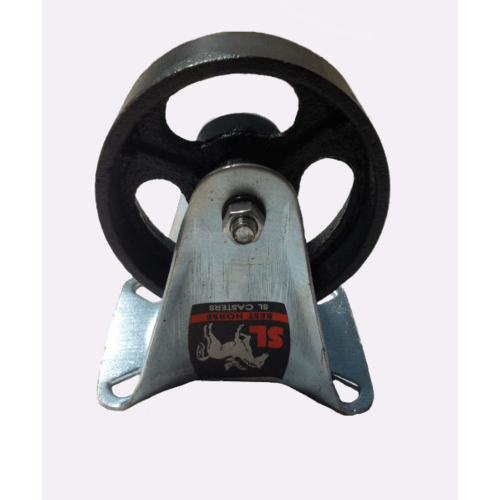 ตราม้า ล้อเหล็ก แป้นตาย ขนาด 5 นิ้ว