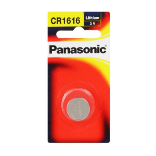 PANASONICถ่านเม็ดกระดุม3Vแพ็ค1ก้อน  รุ่น CR1616PT/1B  สีเงิน