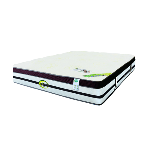 WEWINNER ที่นอนสปริง Body Slam 6x10 ผ้ายืด ขาว - น้ำตาล