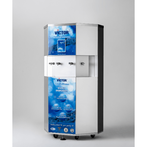 VICTOR เครื่องทำน้ำเย็นขนาด 4 ก๊อกพร้อมเครื่องกรองระบบ UF VT-1411 สีขาว