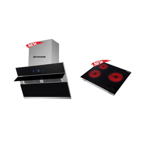 DYNAHOME ชุดเซ็ทเครื่องดูดควัน DH-218VA + เตาไฟฟ้า DH-301A