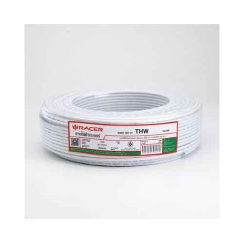 RACER สายไฟ VAF-G 2x2.5/2.5 Sq.mm. 30M. สีขาว